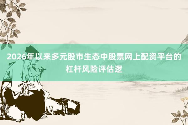 2026年以来多元股市生态中股票网上配资平台的杠杆风险评估逻