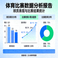 体育比赛数据分析图表与统计数据展示